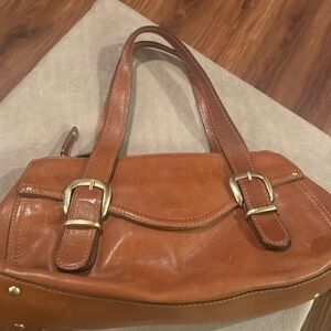 Purse Michael Kors Stanford‎ Leather Satchel Bag VTG BOHO